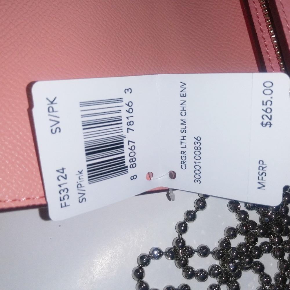 Coach Pink Crossbody / Wallet NWT - Picture 4 of 11